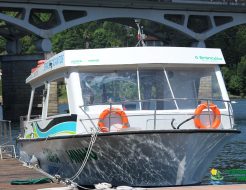 Galeria de Fotos - Barco Brancelhe já navega nas águas da Albufeira de Caniçada