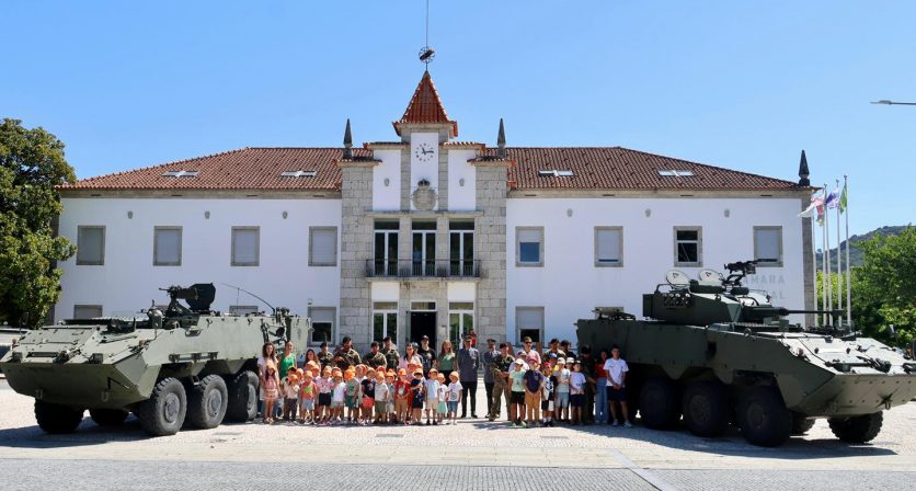 MILITARES DO RC6 MOSTRARAM FORÇA E PROXIMIDADE EM VIEIRA DO MINHO