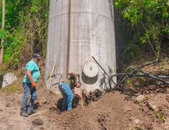 Galeria de Fotos - Abastecimento de água reforçado em Cova com novo reservatório