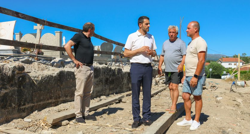 Obra no Cemitério de Guilhofrei avança com apoio do Município