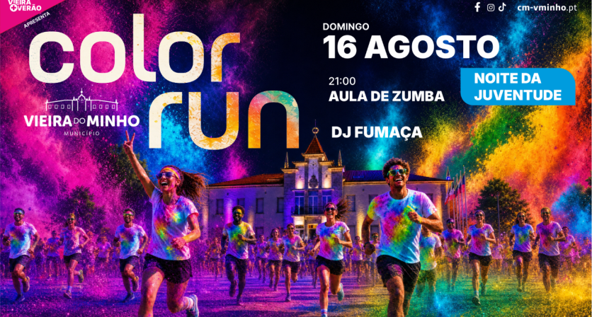 Noite da Juventude conta com Color Run, Zumba e DJs