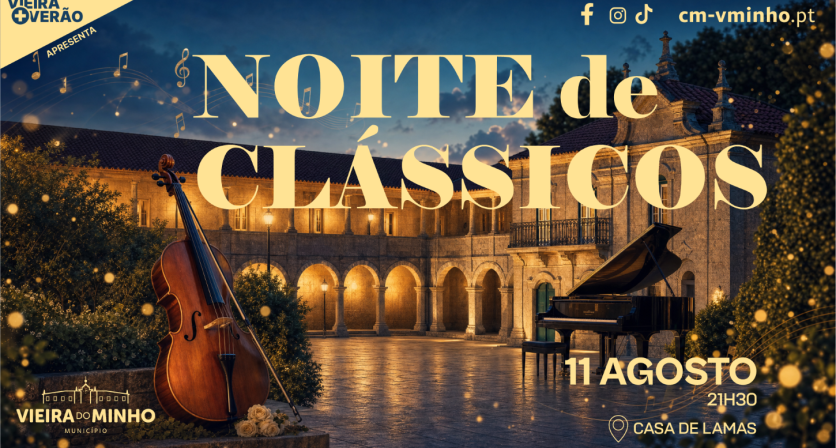 Jovens músicos vieirenses protagonizam “Noite de Clássicos” na Casa de Lamas