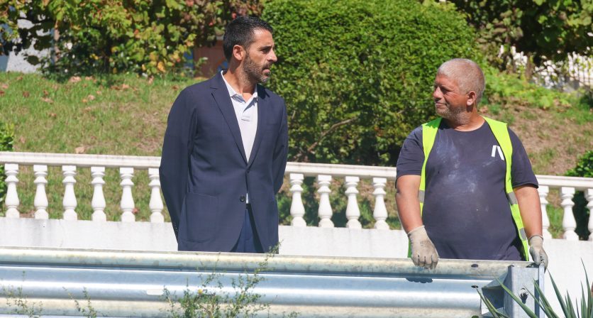 Município de Vieira do Minho reforça a segurança rodoviária com a colocação de mais de 3 km de guardas de segurança