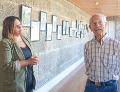 Galeria de Fotos - Casa de Lamas tem patente exposição dedicada à Feira da Ladra com ilustrações do Jornal de Vieira